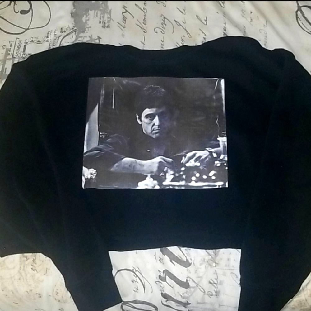 Scarface long sleeve crop